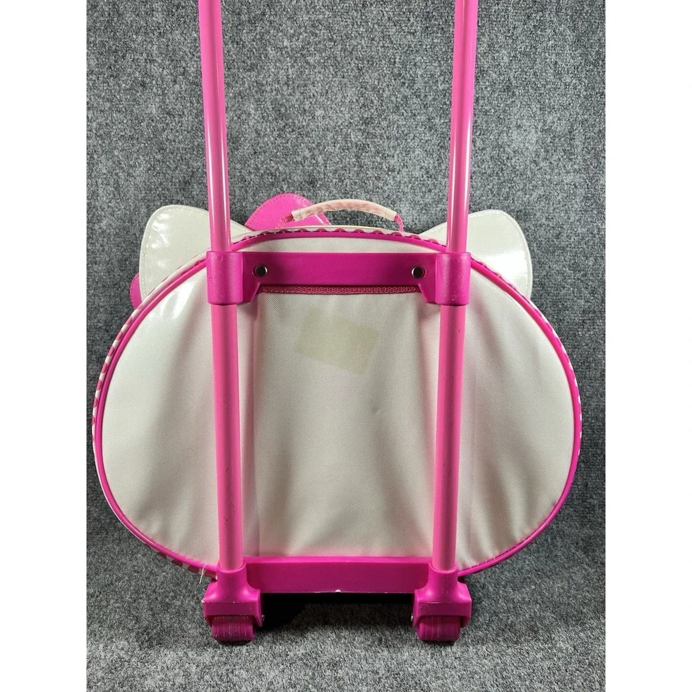 Hello Kitty‎ Face Rolling Vinyl Travel Bag 18x14.5 by Sanrio ***Rare Find ***